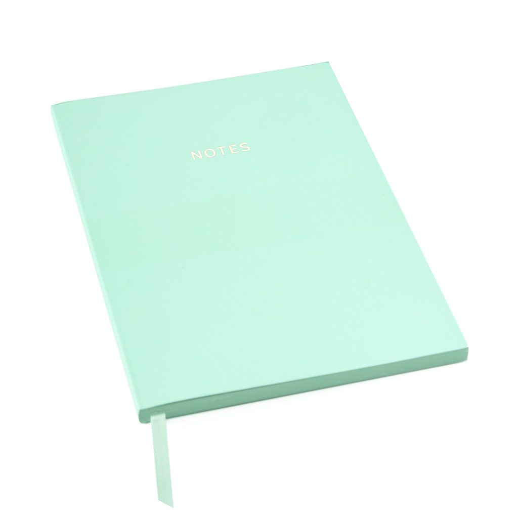 Colourblock A5 Notebook - Neo mint
