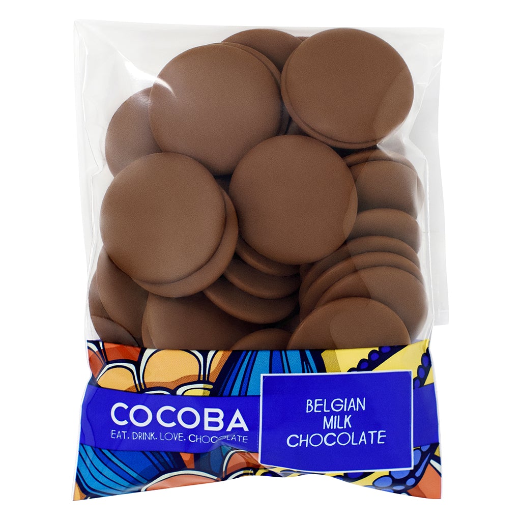 Cocoba Belgian Milk Chocolate Buttons - BBE March 2024