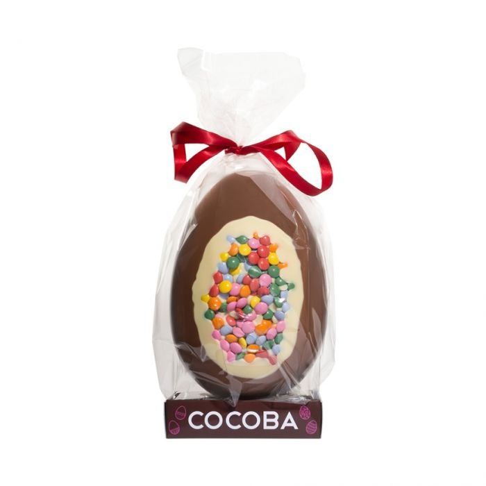 Cocoba Milk Chocolate Candy Coated Mini Easter Egg (40g)