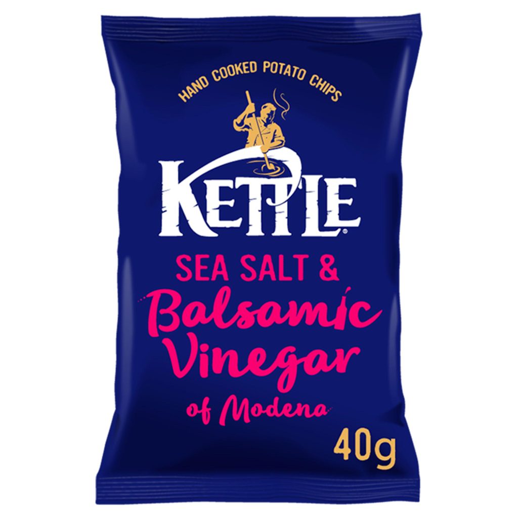 Kettle Chips Sea Salt & Balsamic Vinegar Crisps 40g