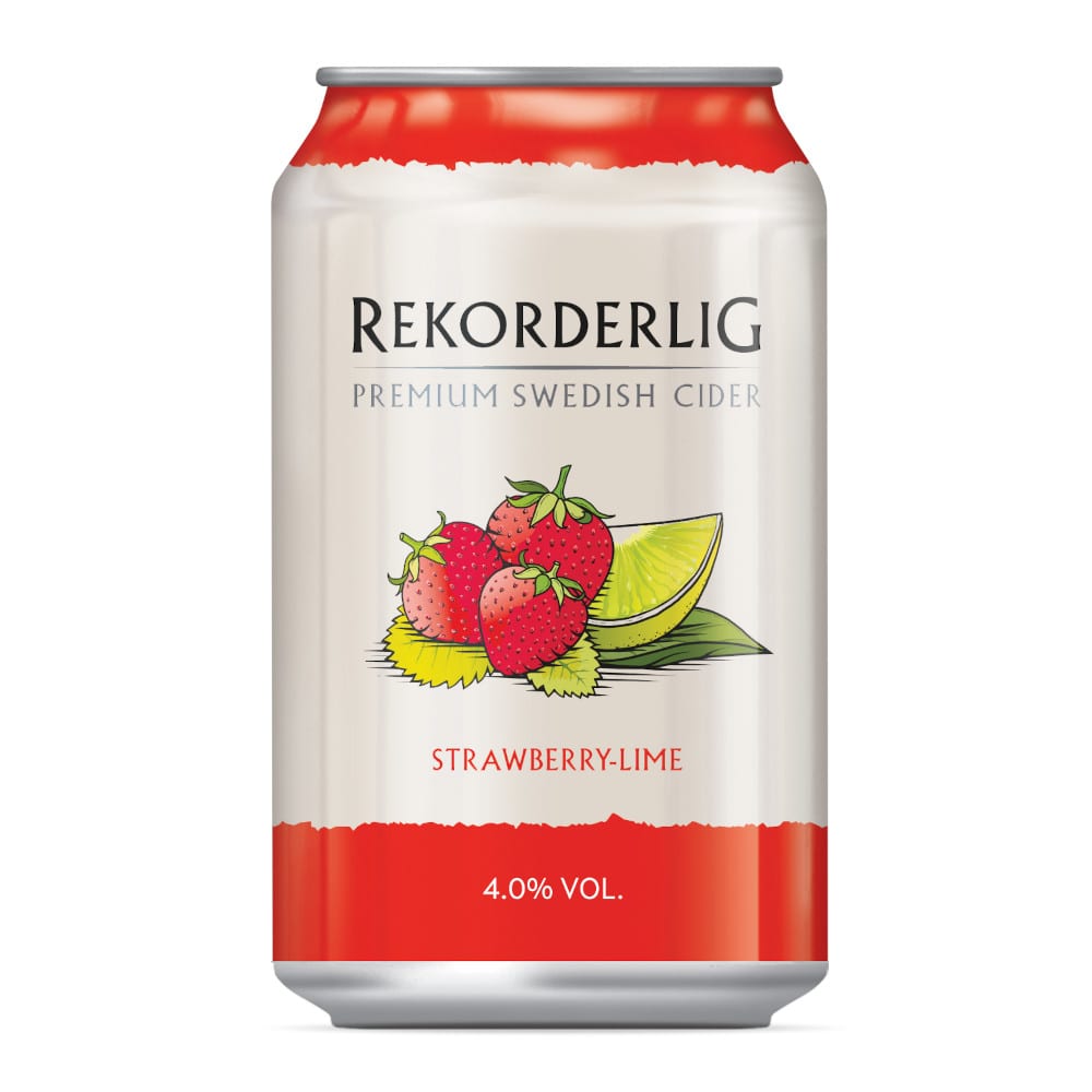 Rekorderlig Premium Swedish Cider Strawberry Lime 330ml