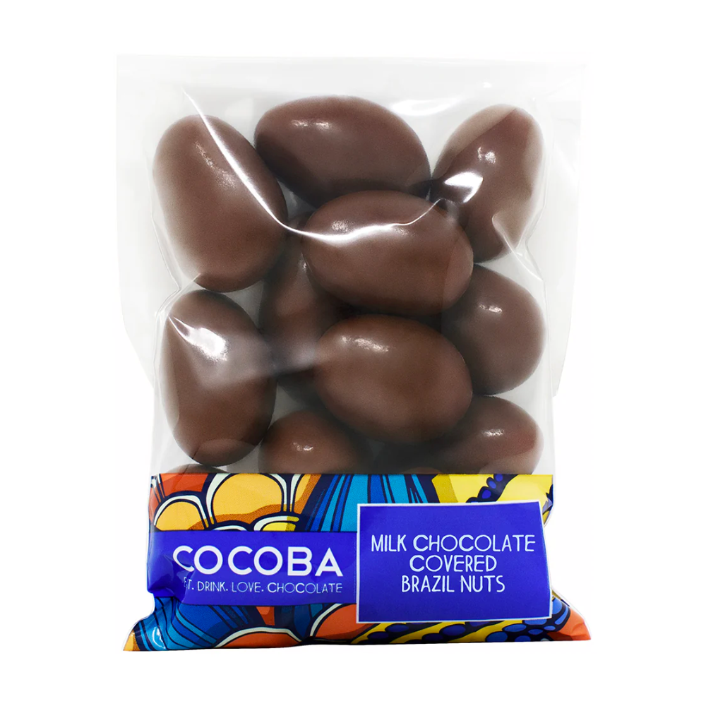 Cocoba Milk Chocolate Brazils 150g (BBE-28/2/24)