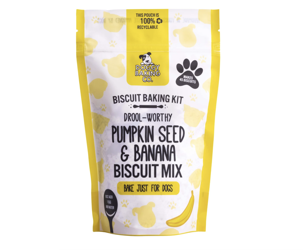Pumpkin Seed & Banana Dog Treat Biscuit Mix