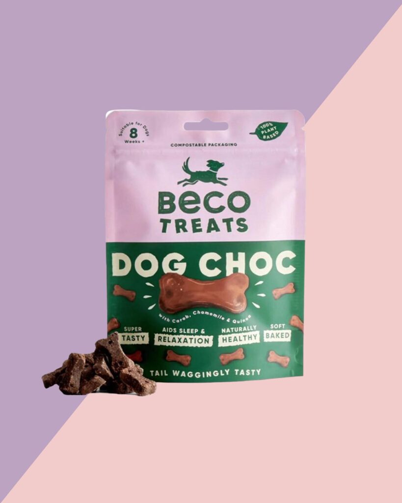 Beco Dog Choc Treats - with calming chamomile