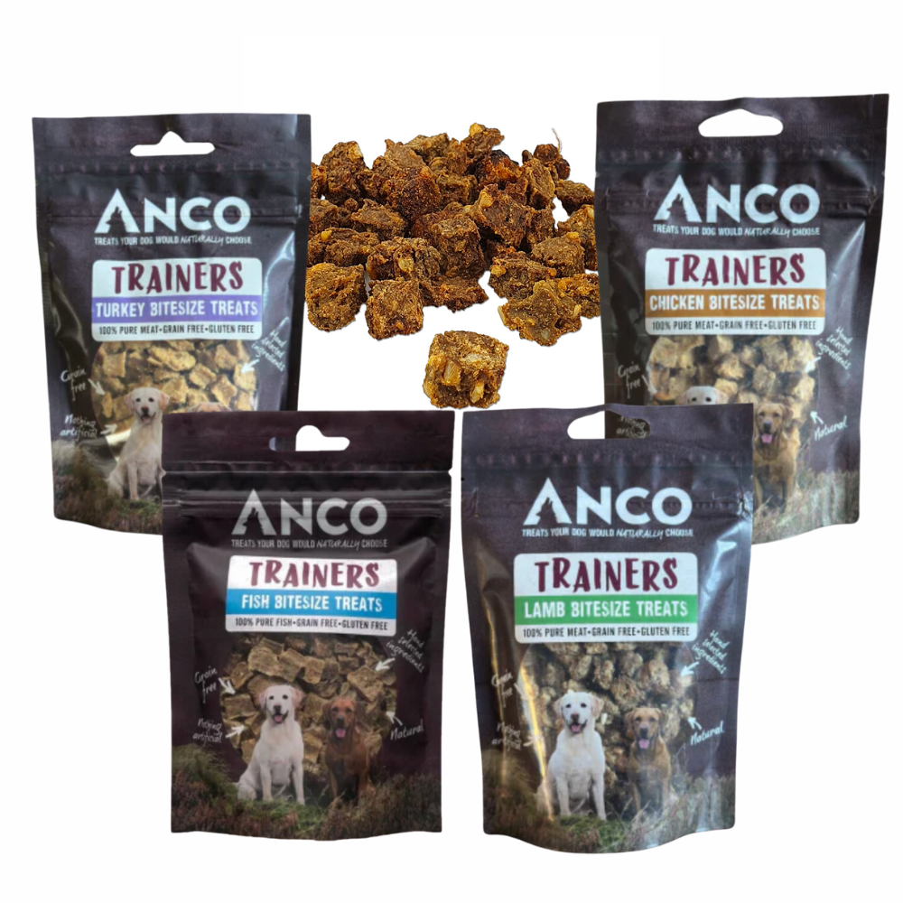 Anco Trainers Bitesize Training Dog Treats 65g | 4 Flavours
